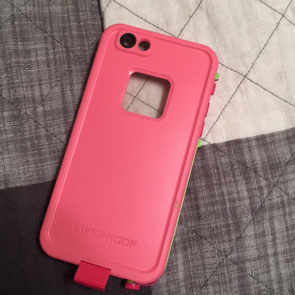 Pink life proof case